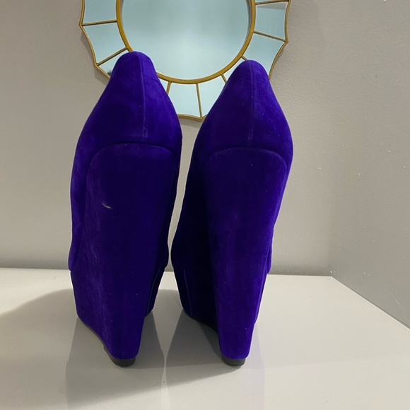 Purple platform heels - Picture 4 of 5
